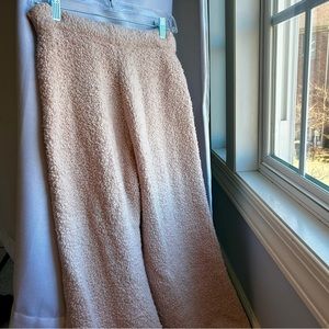 SKIMS Cozy Knit Collection Pink Joggers